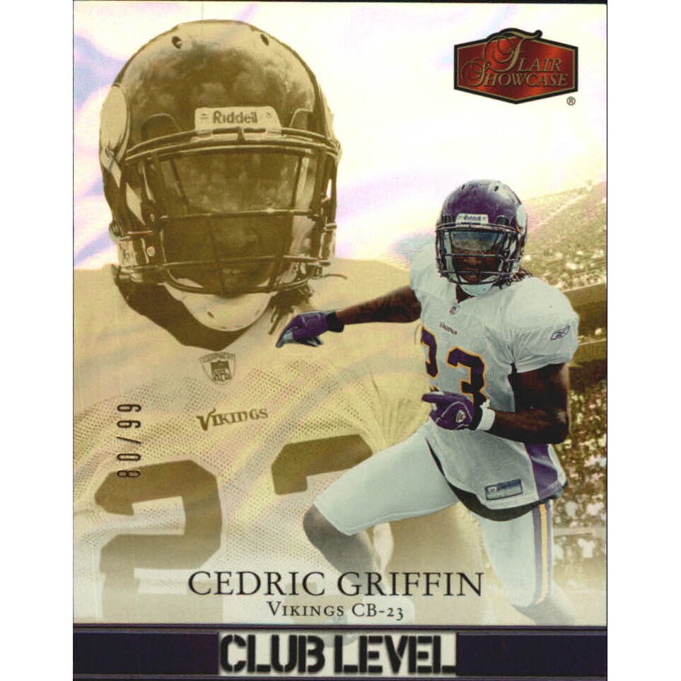 2006 Flair Showcase Gold #165 Cedric Griffin