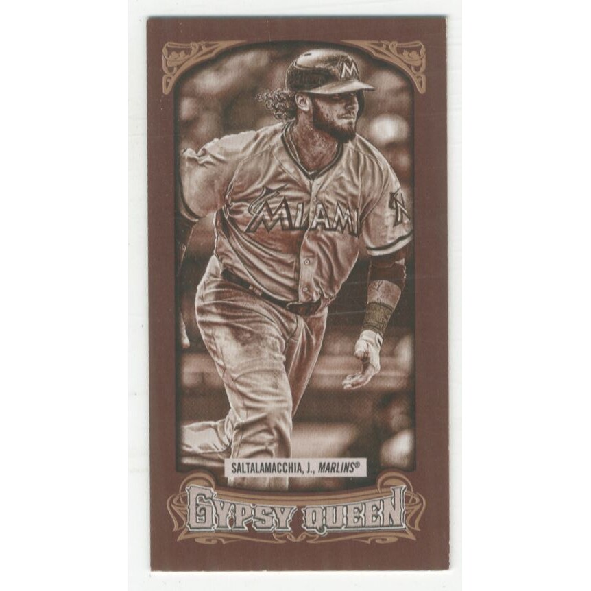 2014 Topps Gypsy Queen Mini Sepia #64 Jarrod Saltalamacchia 2014 Topps Gypsy Queen Mini Sepia #64 Jarrod Saltalamacchia