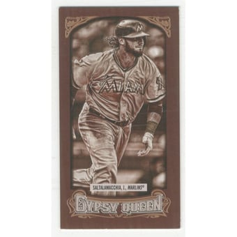 2014 Topps Gypsy Queen Mini Sepia #64 Jarrod Saltalamacchia
