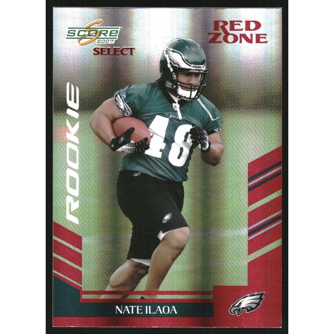 2007 Select Red Zone #407 Nate Ilaoa