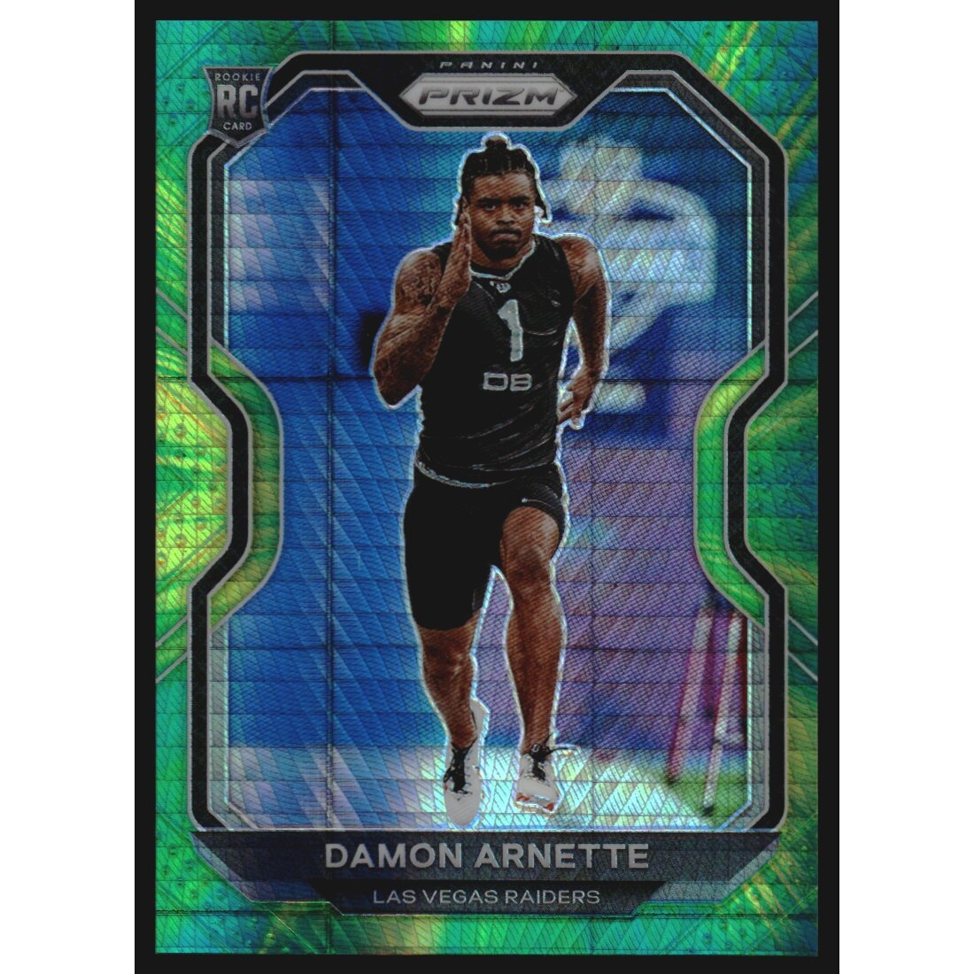 2020 Panini Prizm Prizms Hyper #375 Damon Arnette 2020 Panini Prizm Prizms Hyper #375 Damon Arnette