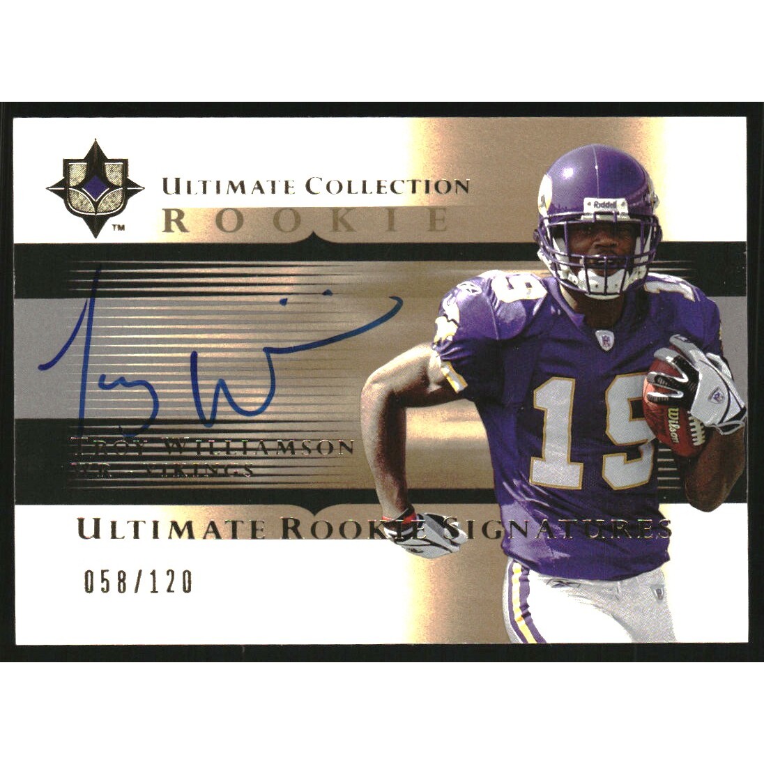 2005 Ultimate Collection #235 Troy Williamson AU/120 RC
