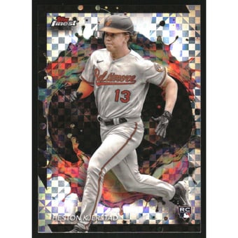 2024 Finest Checkerboard Refractors #248 Heston Kjerstad