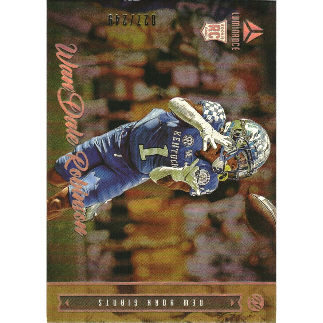 2022 Panini Luminance Gold #194 Wan'Dale Robinson. rookie card picture