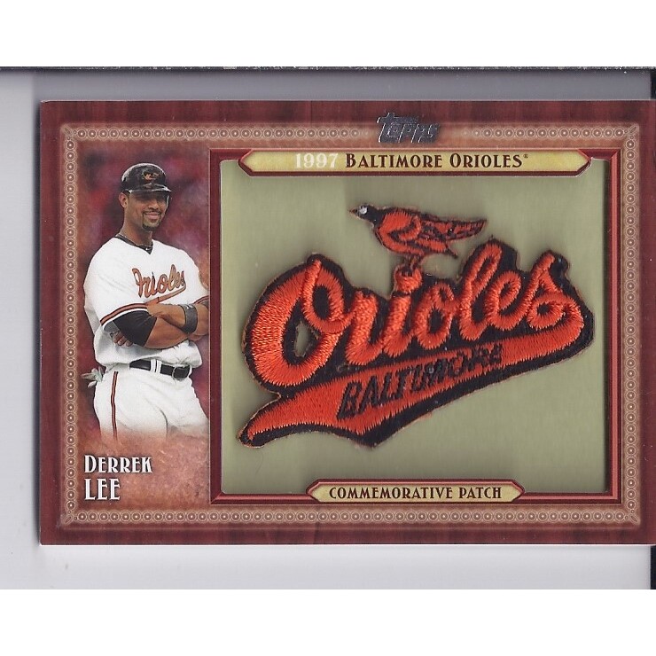 2011 Topps Commemorative Patch #DL Derrek Lee S2. rookie card picture
