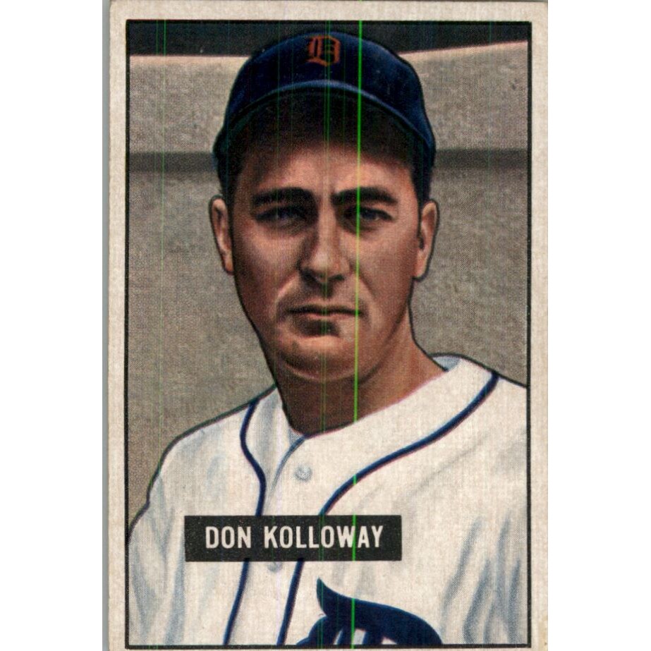 1951 Bowman #105 Don Kolloway