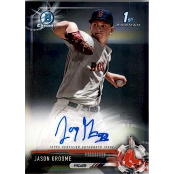 2017 Bowman Chrome Prospect Autographs #CPAJG Jason Groome