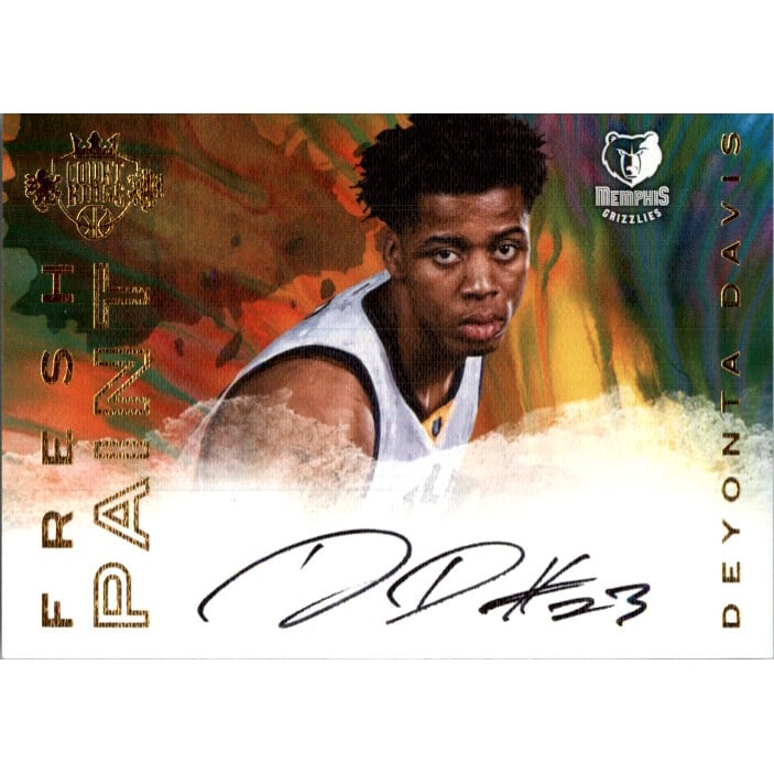 2016-17 Court Kings Fresh Paint Autographs #FPDEY Deyonta Davis