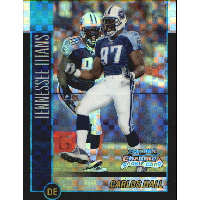2002 Bowman Chrome Xfractors #184 Carlos Hall