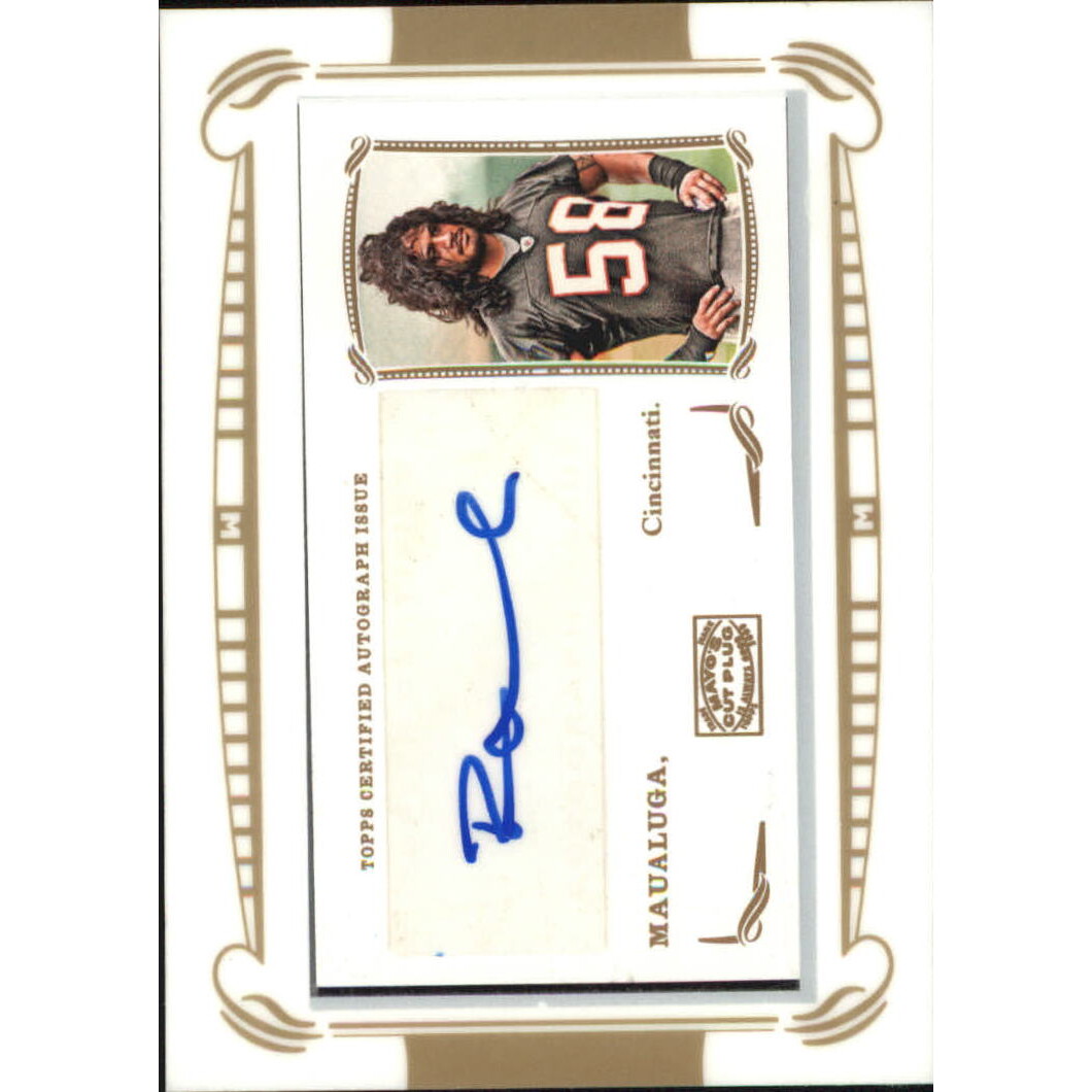 2009 Topps Mayo Autographs #MARM Rey Maualuga F