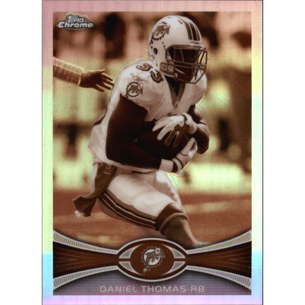 2012 Topps Chrome Sepia Refractors #86 Daniel Thomas. rookie card picture
