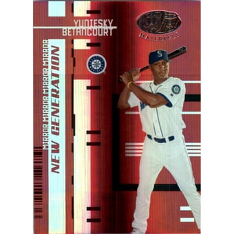 2005 Leaf Certified Materials Mirror Red #250 Yuniesky Betancourt NG
