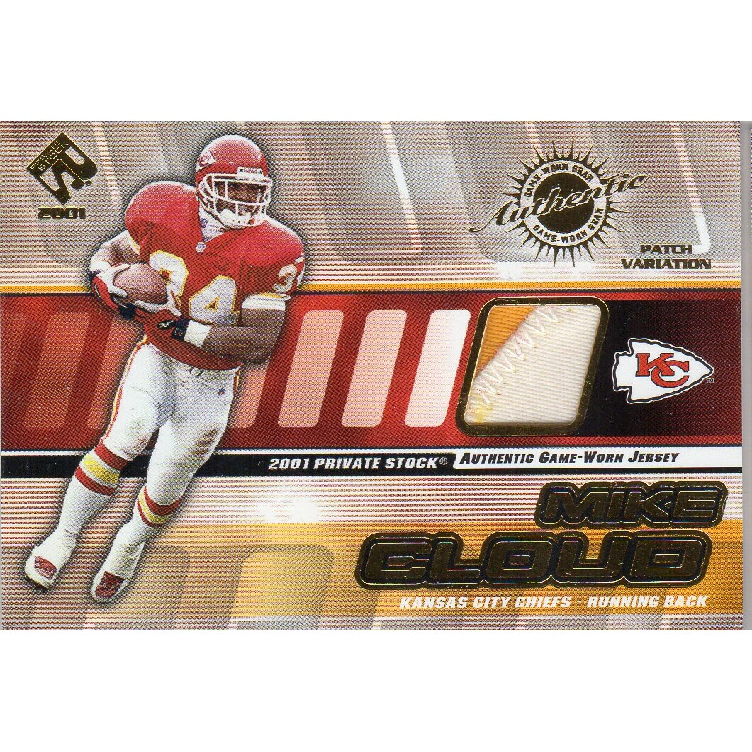 2001 Private Stock Game Worn Gear Patch #78 Mike Cloud/325