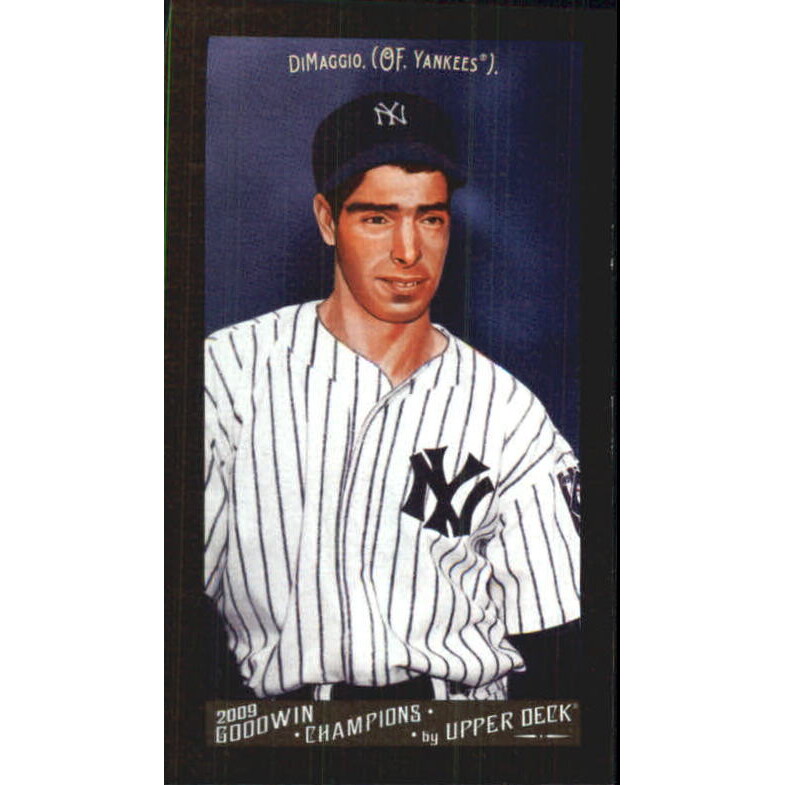 2009 Upper Deck Goodwin Champions Mini Black Border #89 Joe DiMaggio. rookie card picture