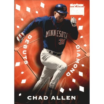 1999 SkyBox Premium Diamond Debuts #11 Chad Allen