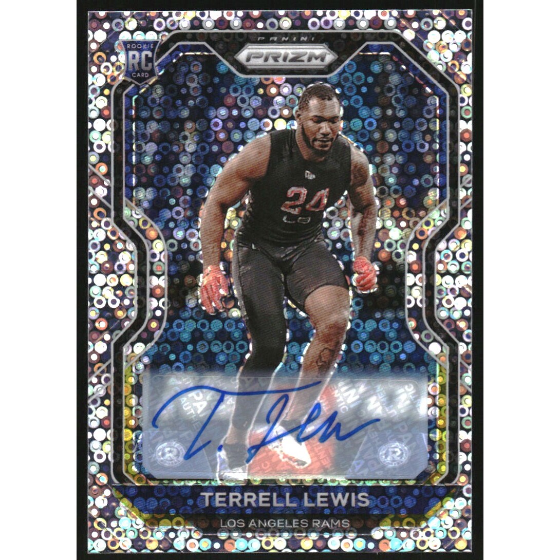 2020 Panini Prizm Rookie Autographs Prizms No Huddle #378 Terrell Lewis
