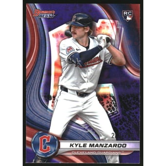 2024 Bowman's Best Purple Refractors #22 Kyle Manzardo