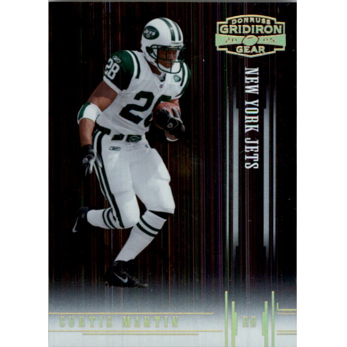 2005 Donruss Gridiron Gear Gold Holofoil #26 Curtis Martin