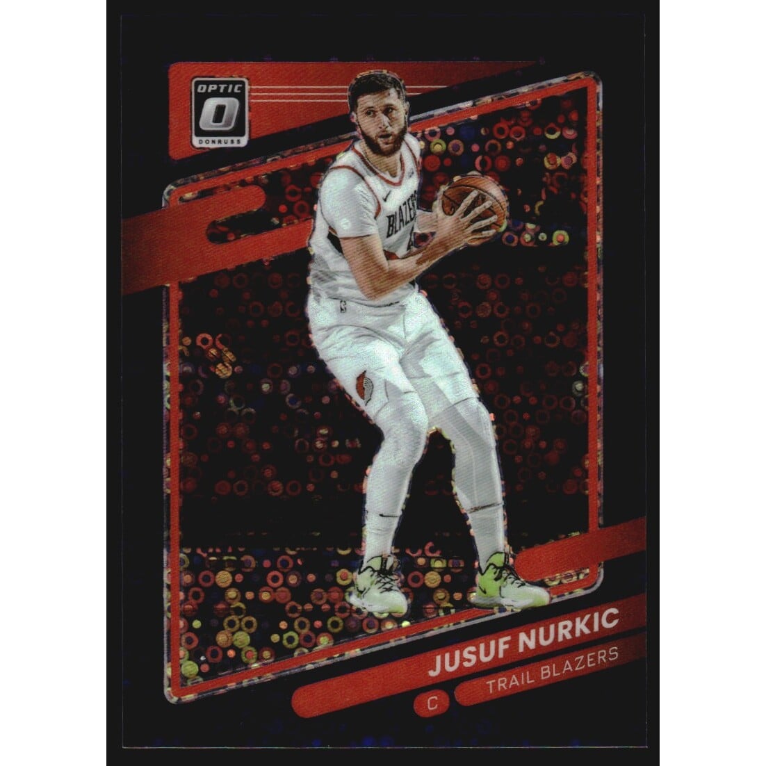 2021-22 Donruss Optic Fast Break Purple #52 Jusuf Nurkic. rookie card picture