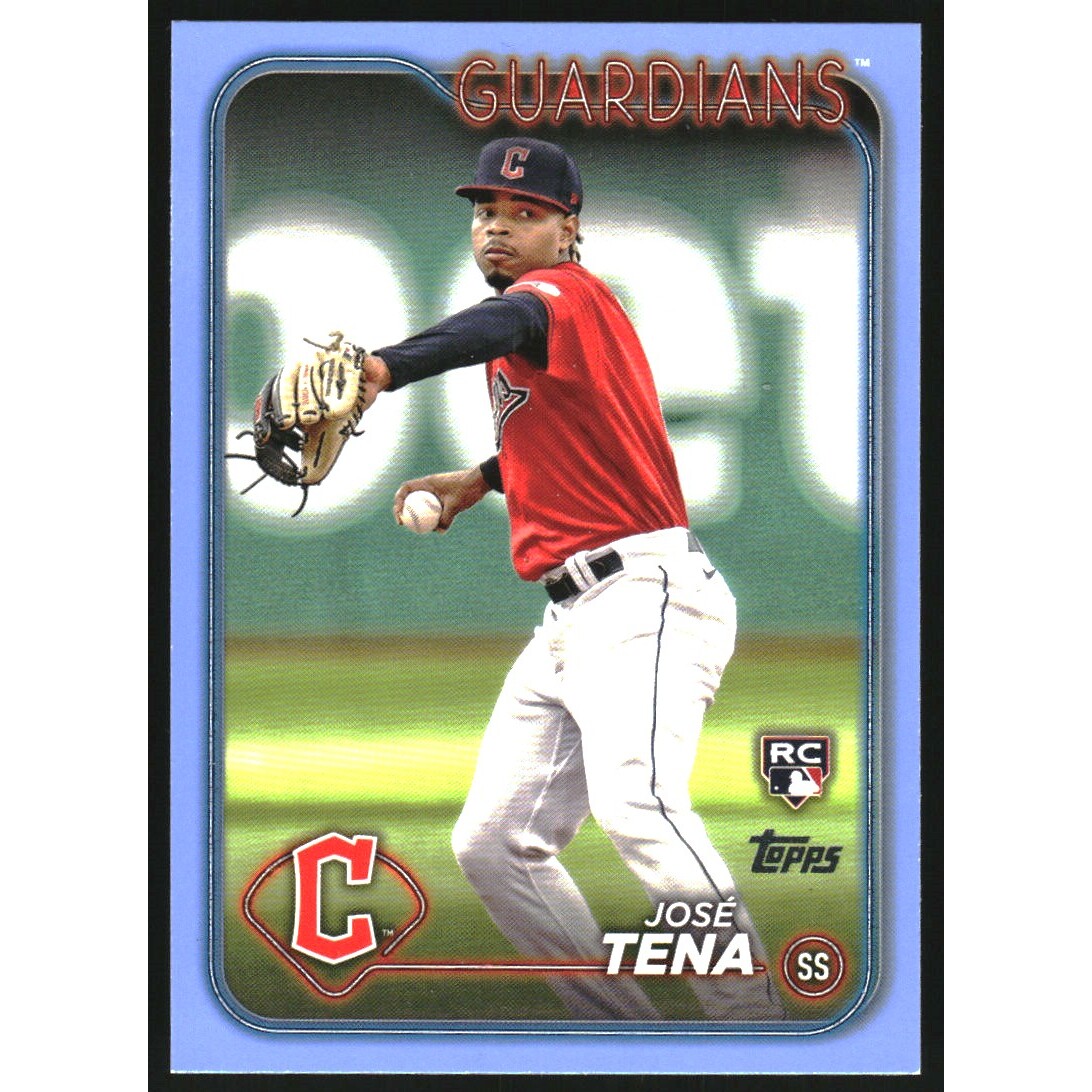2024 Topps Father's Day Blue #678 Jose Tena. rookie card picture