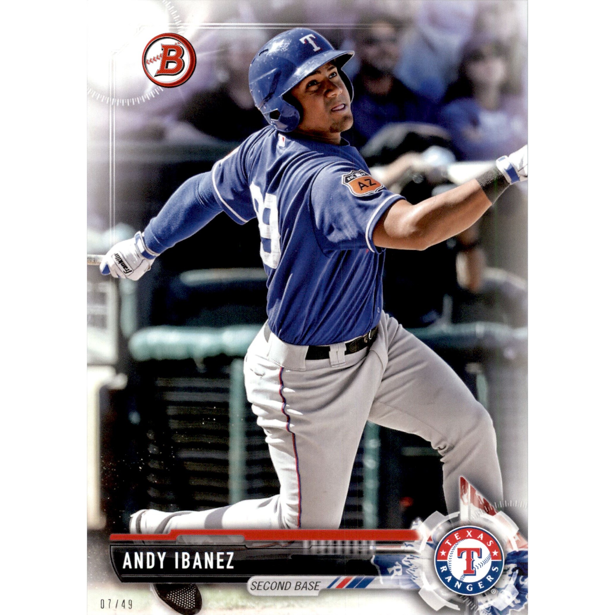 2017 Bowman Draft 5x7 #BD108 Andy Ibanez. rookie card picture