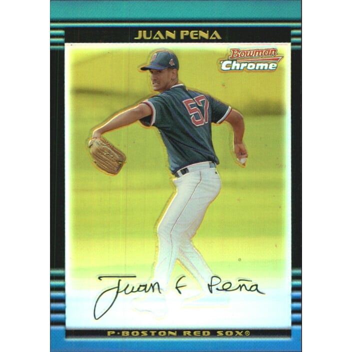 2002 Bowman Chrome Gold Refractors #114 Juan Pena