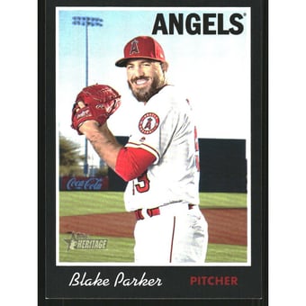 2019 Topps Heritage Black Border #132 Blake Parker