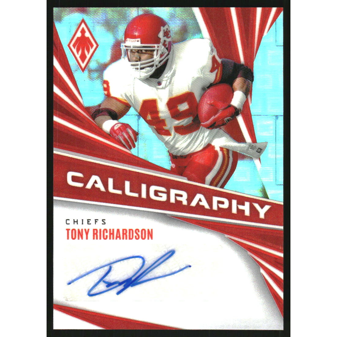 2024 Panini Phoenix Calligraphy Pandora #9 Tony Richardson. rookie card picture