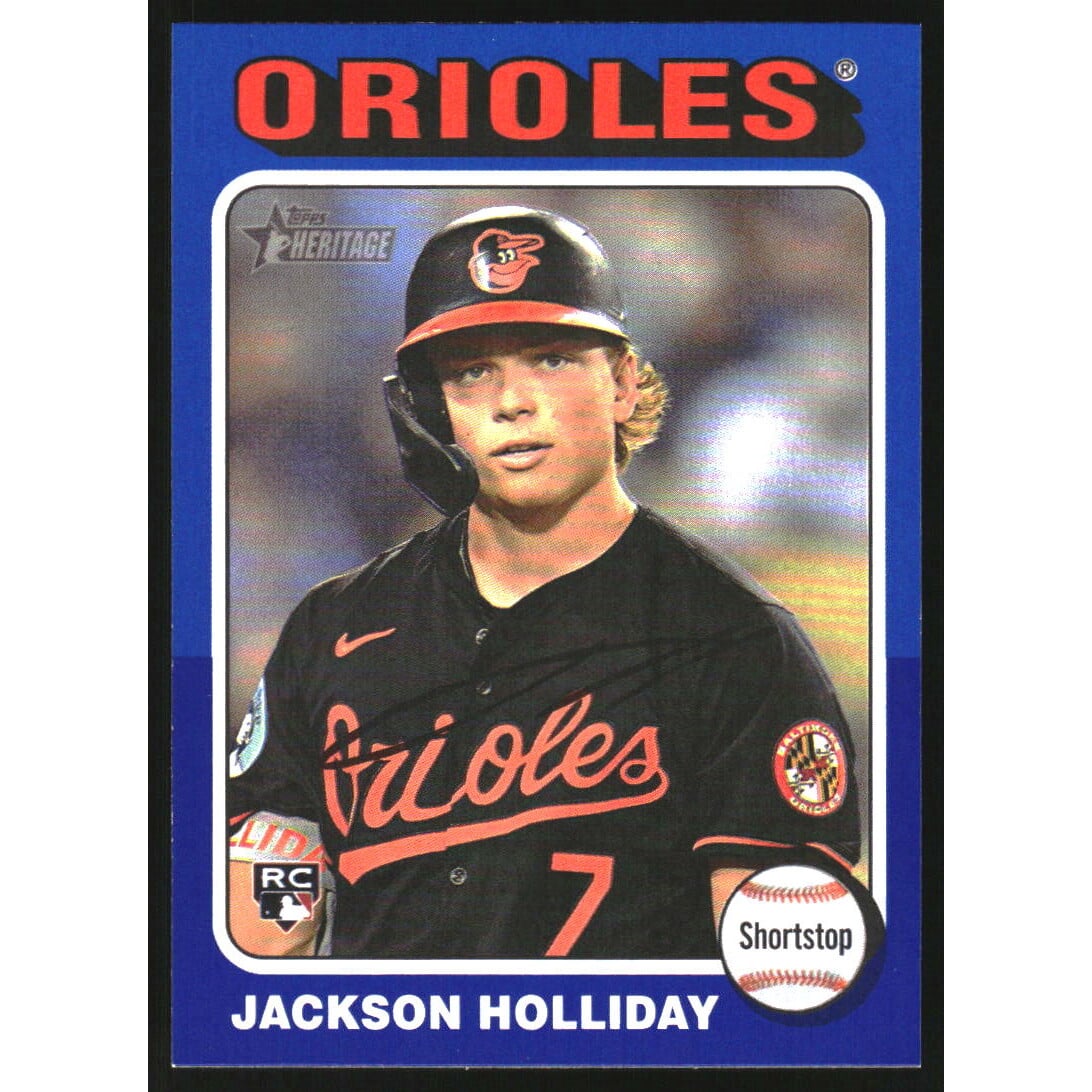 2024 Topps Heritage Dark Blue Border #692 Jackson Holliday