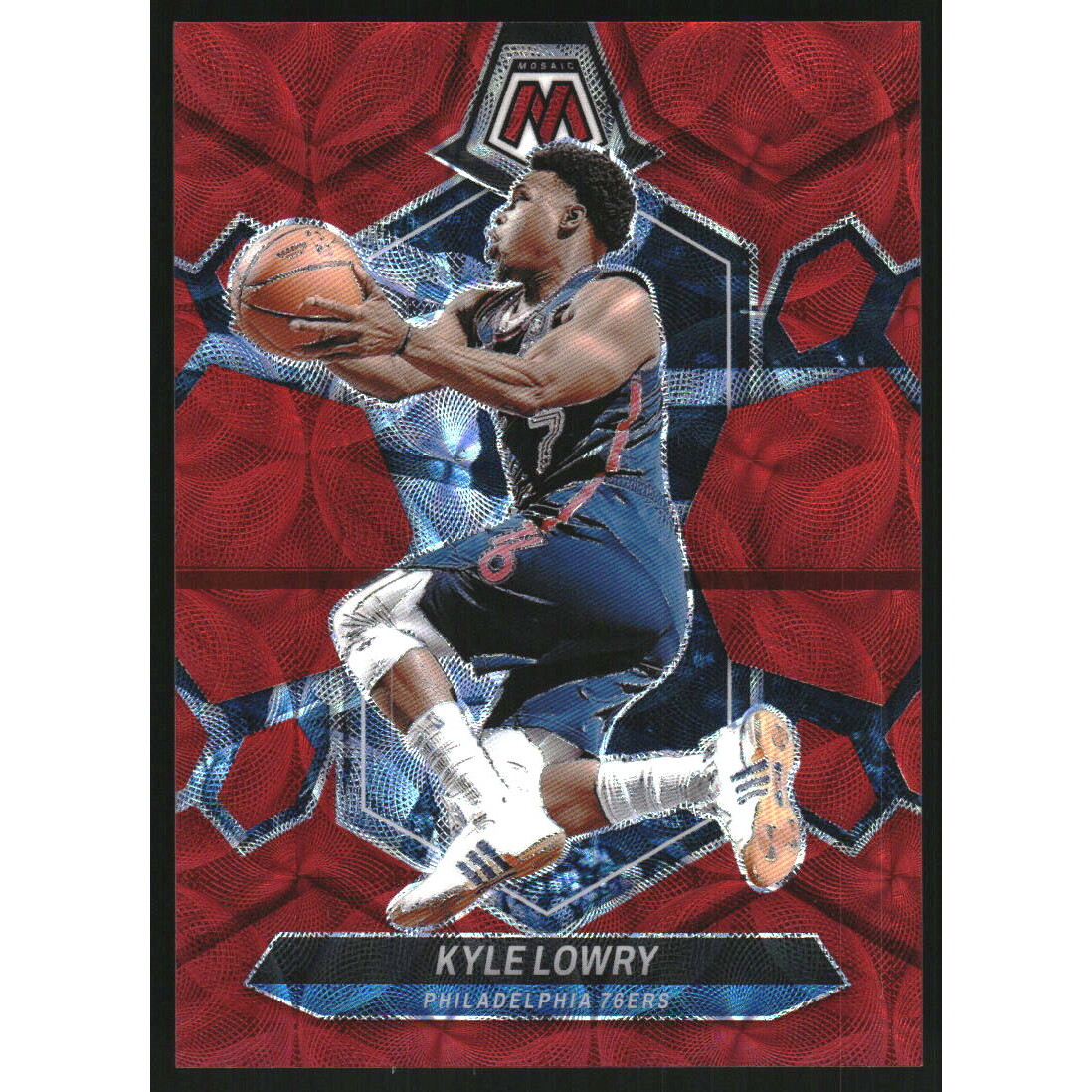 2023-24 Panini Mosaic Mosaic Red International #161 Kyle Lowry 2023-24 Panini Mosaic Mosaic Red International #161 Kyle Lowry