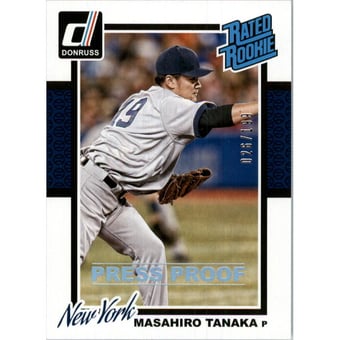 2014 Donruss Press Proofs Silver #235 Masahiro Tanaka
