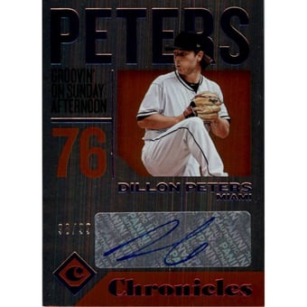2018 Panini Chronicles Autographs Purple #CADP Dillon Peters/99