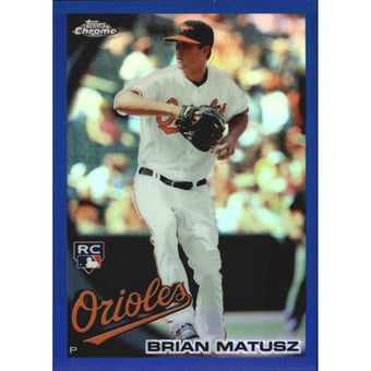 2010 Topps Chrome Blue Refractors #210 Brian Matusz
