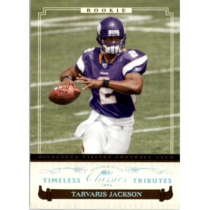 2006 Donruss Classics Timeless Tributes Silver #104 Tarvaris Jackson