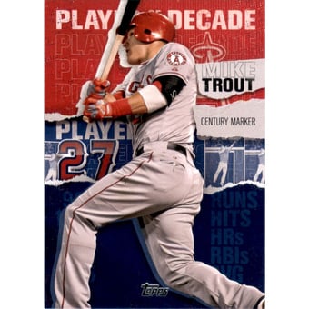 2020 Topps Player of the Decade Mike Trout Blue #MT6 Mike Trout