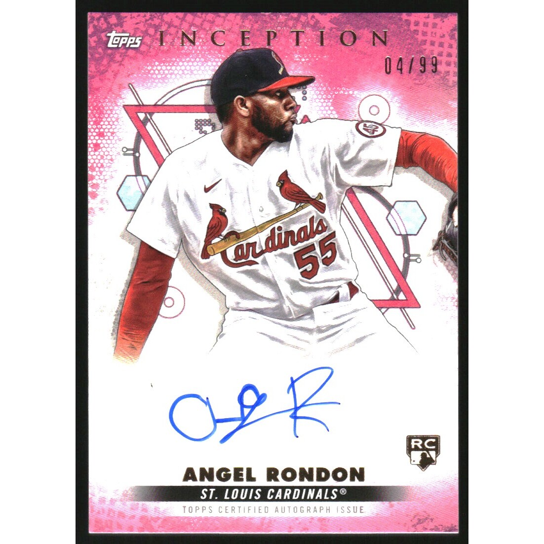 2022 Topps Inception Rookie and Emerging Stars Autographs Magenta #BRESARN Angel Rondon