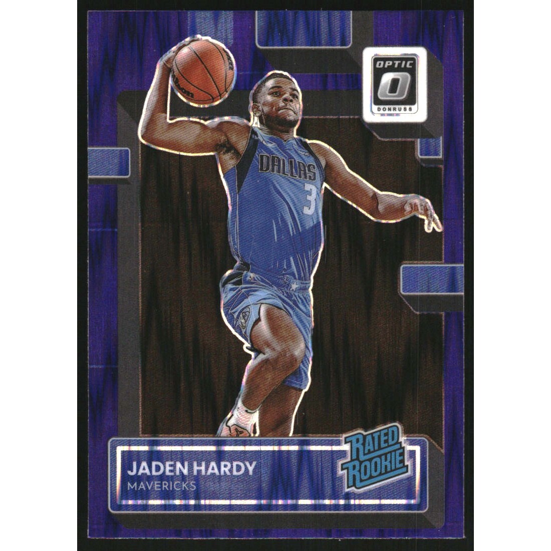 2022-23 Donruss Optic Purple Shock #248 Jaden Hardy RR