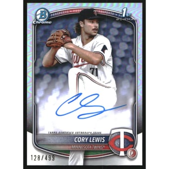 2025 Bowman Chrome Prospect Autographs Refractors #CPACLE Cory Lewis