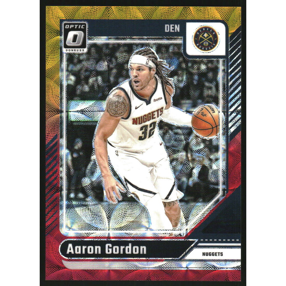 2024-25 Donruss Optic Red and Gold International #6 Aaron Gordon