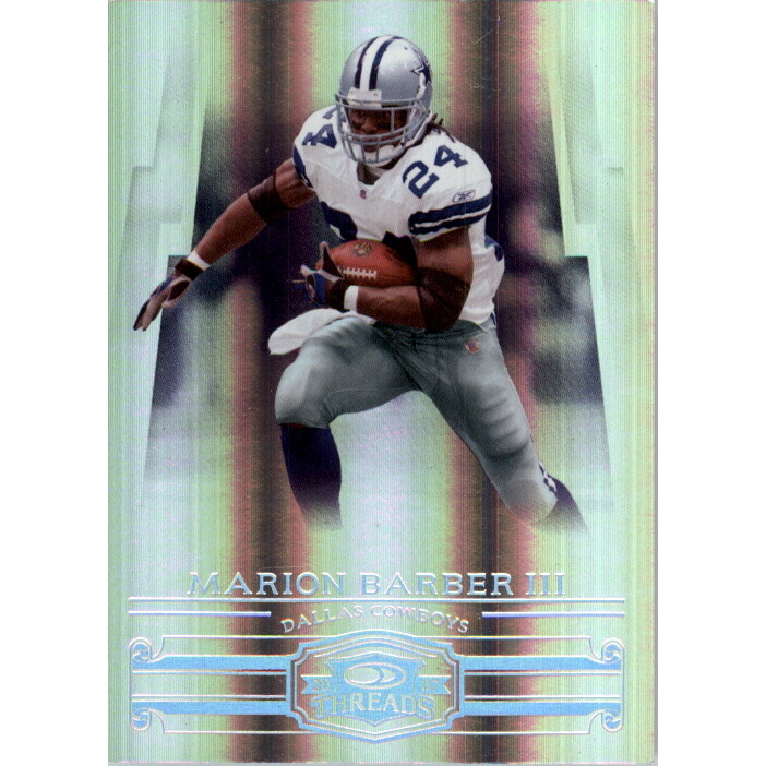 2007 Donruss Threads Silver Holofoil #76 Marion Barber