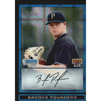 2009 Bowman Chrome Draft Prospects X-Fractors #BDPP11 Brooks Pounders