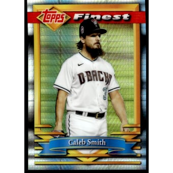 2021 Finest Flashbacks Prism Refractors #87 Caleb Smith