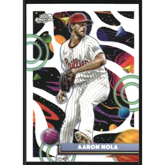 2025 Topps Cosmic Chrome White Hole Refractors #111 Aaron Nola