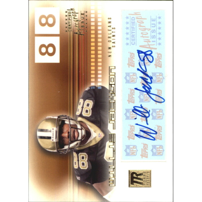 2002 Topps Reserve Autographs #RAWJ Willie Jackson F