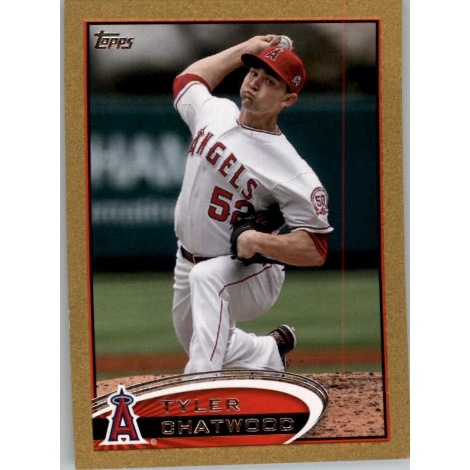 2012 Topps Mini Gold #317 Tyler Chatwood. rookie card picture