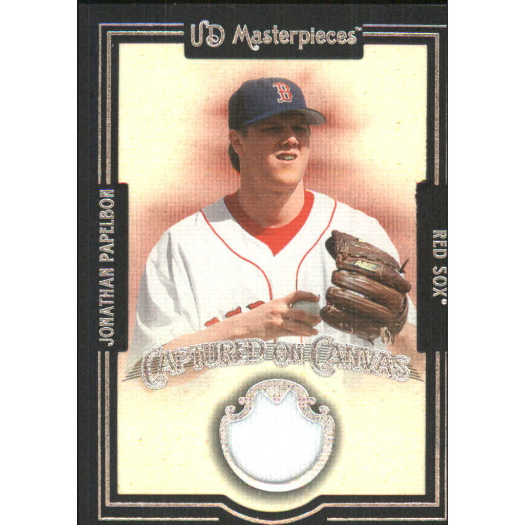 2007 UD Masterpieces Captured on Canvas #PA Jonathan Papelbon
