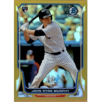 2014 Bowman Chrome Gold Refractors #8 John Ryan Murphy