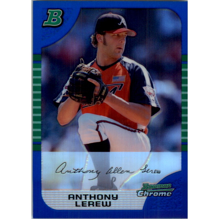 2005 Bowman Chrome Draft Blue Refractors #BDP164 Anthony Lerew PROS