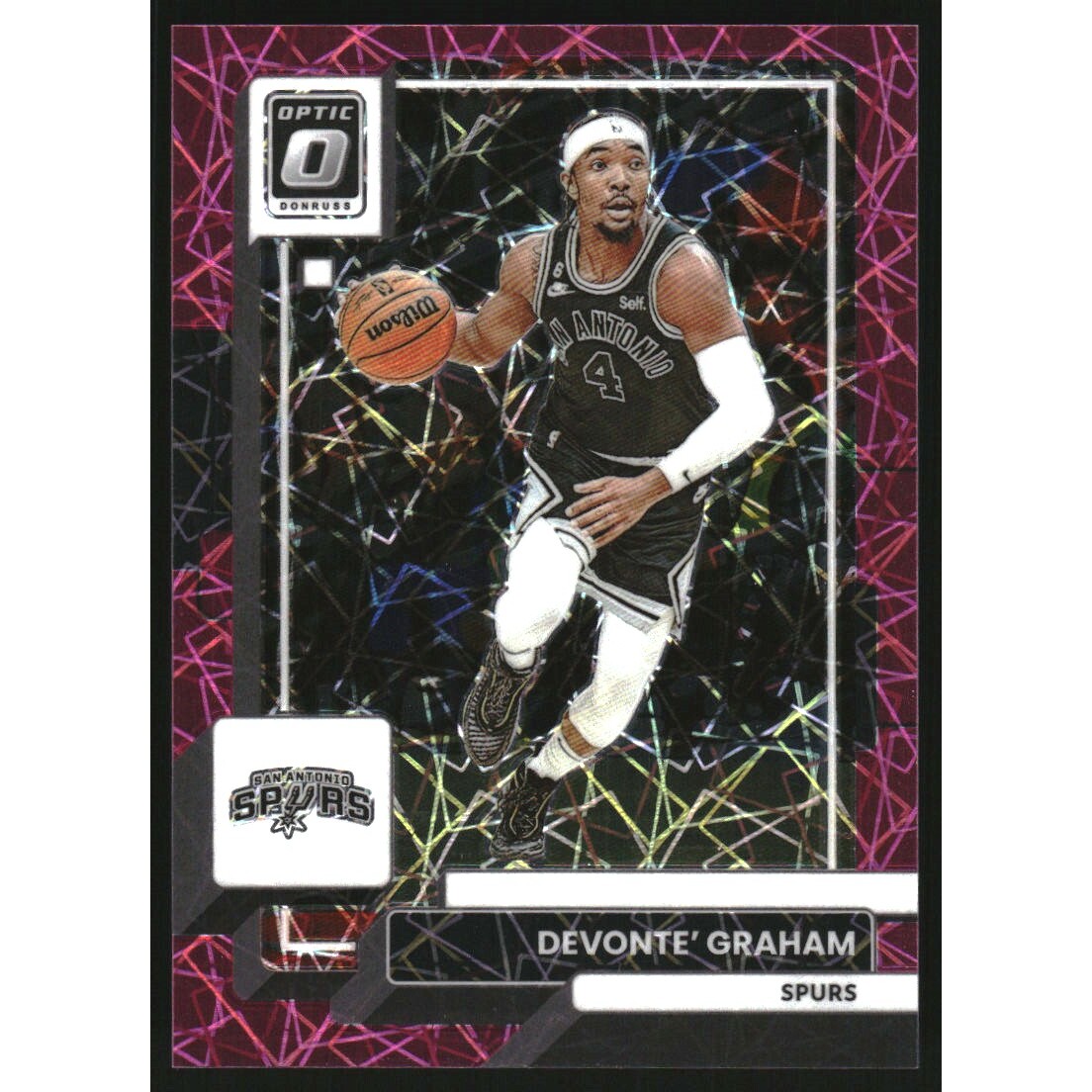 2022-23 Donruss Optic Pink Velocity #194 Devonte' Graham