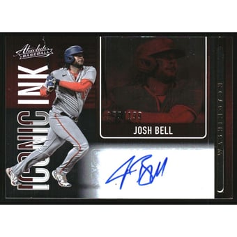 2022 Absolute Iconic Ink #16 Josh Bell/199